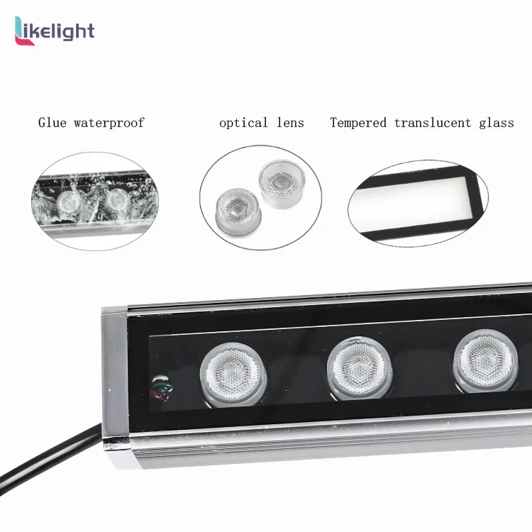 Высокая мощность DC24V RGB светодиодная настенная шайба IP65 Водонепроницаемый высококачественный алюминиевый корпус светодиодный стробоскоп настенный светильник