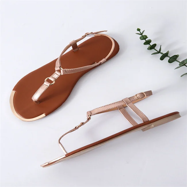 Simple Design Flip Flops sandalias mujer Summer flat sandals new design suka Comfort shoes women sandal