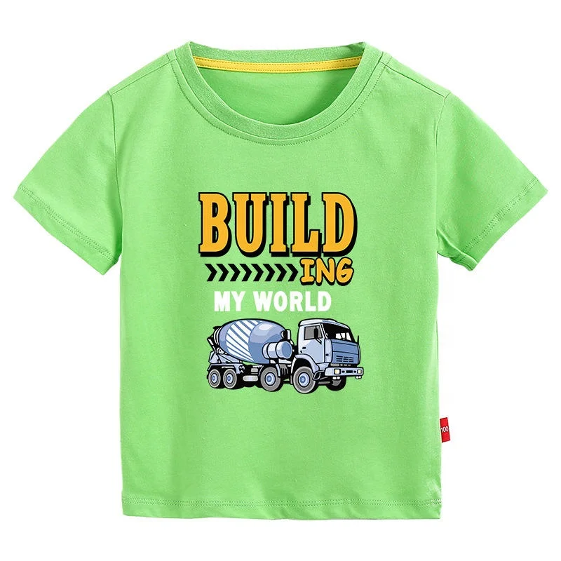 Wholesale kids t-shirts cotton summer Cartoon boys and Girls t-shirts Soft Casual Custom Print