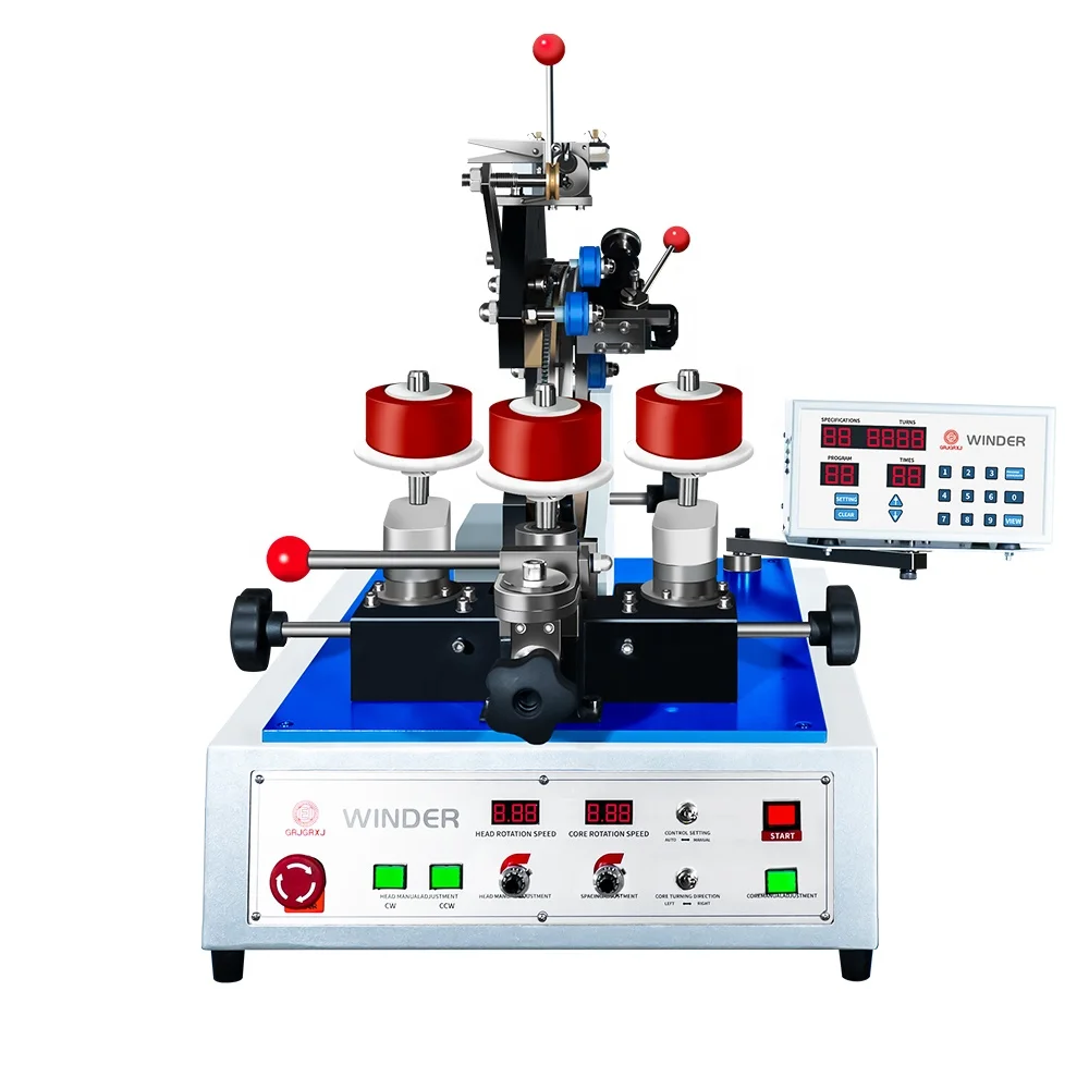 Adopt winding gear transmission system to ensure stable and consistent winding process gear type winding machine