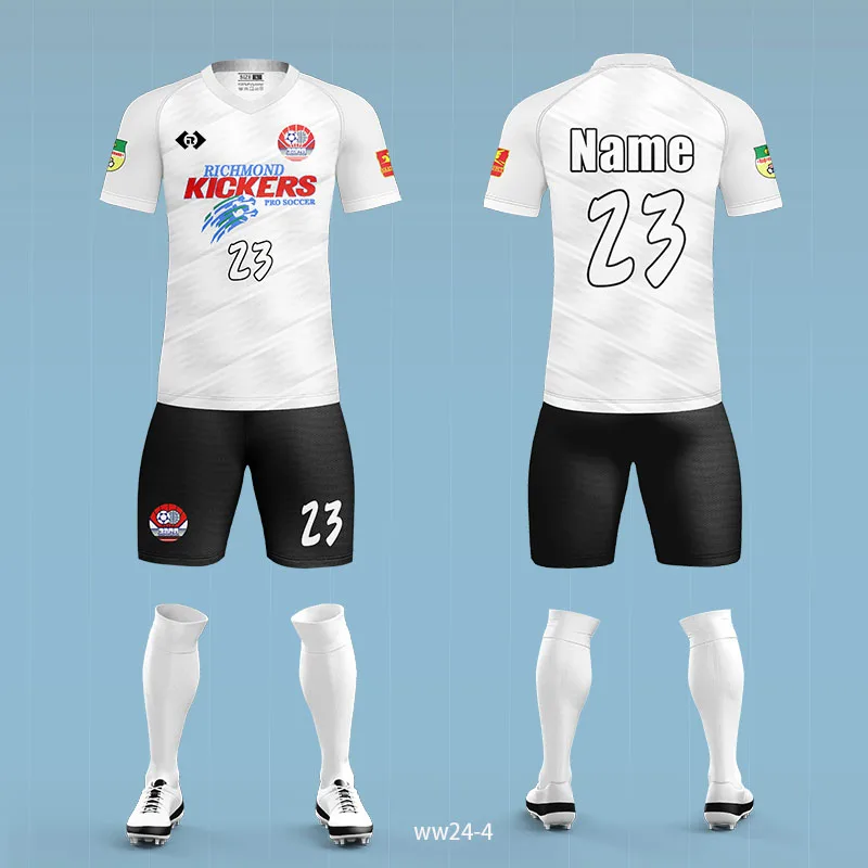 2024-2025 Custom Retro Football & Soccer Jersey  for Adults Sets Breathable Mesh with Automated Cutting OEM Service Available