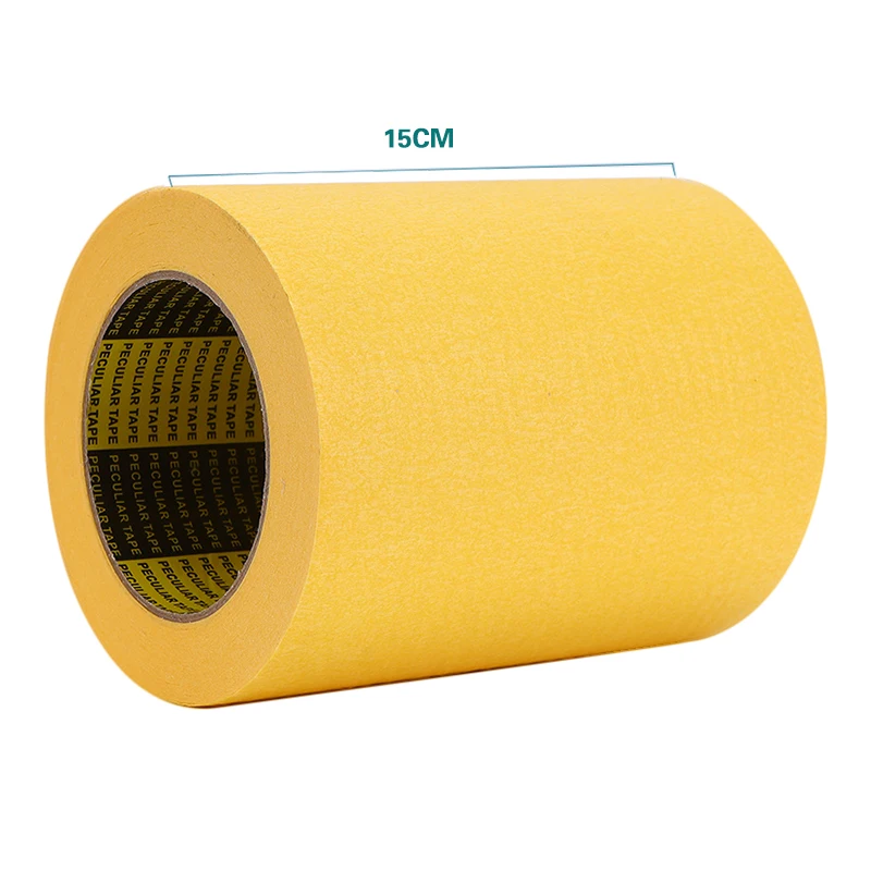 Rubber glue High quality Car Auto Crepe Sticky Thick Paper Aotumotive Masking Adhesive Tape