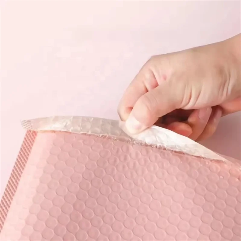  65*50+5cm  Factory outlet Poly  nude pink  Wrap Padded Mailing Bag   Bubble Envelop