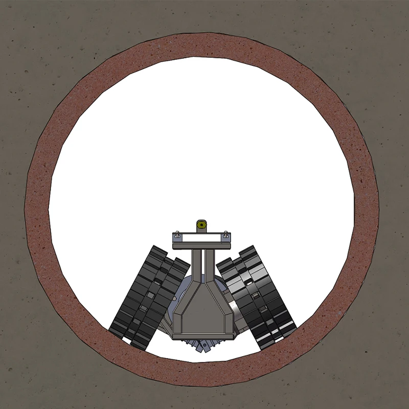 Waterproof IP68 sewer cleaning robot inspection robot chassis AVA-P6 pipe unclogging robot machine with 30m underwater depth