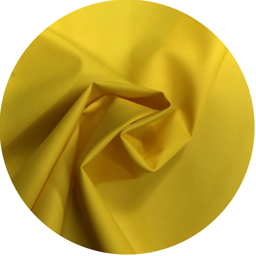 
Waterproof downproof release paper coated polyester pongee double sided fuse jacket fabric 