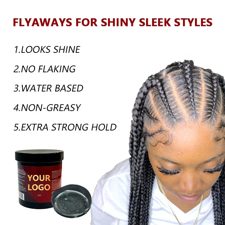 Strong Hold Loc Edge Control Wax For 4C Hair Private Label Strong Hold Loc Gel And Braid Gel Whole Sale Loc N Twist Gel