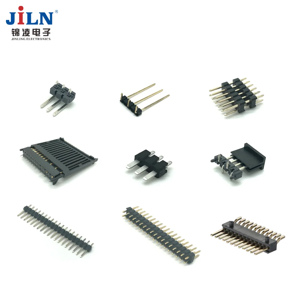 JiLN 1.27mm smt single row board spacer pin header connector