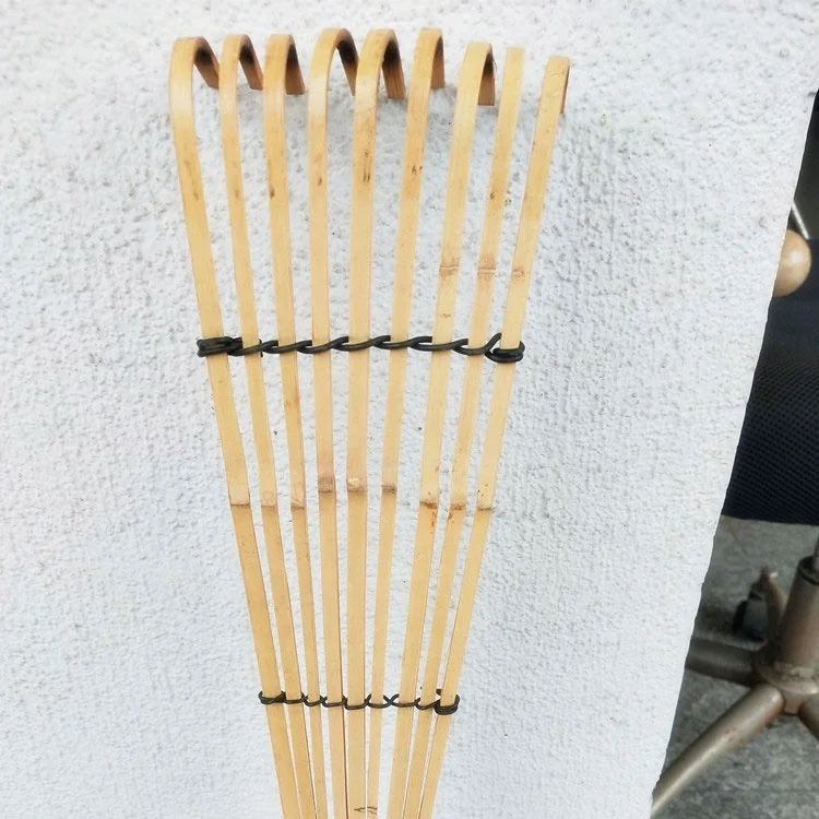 Экологически чистый натуральный материал, 9 зубьев, небольшие бамбуковые грабли для газона
