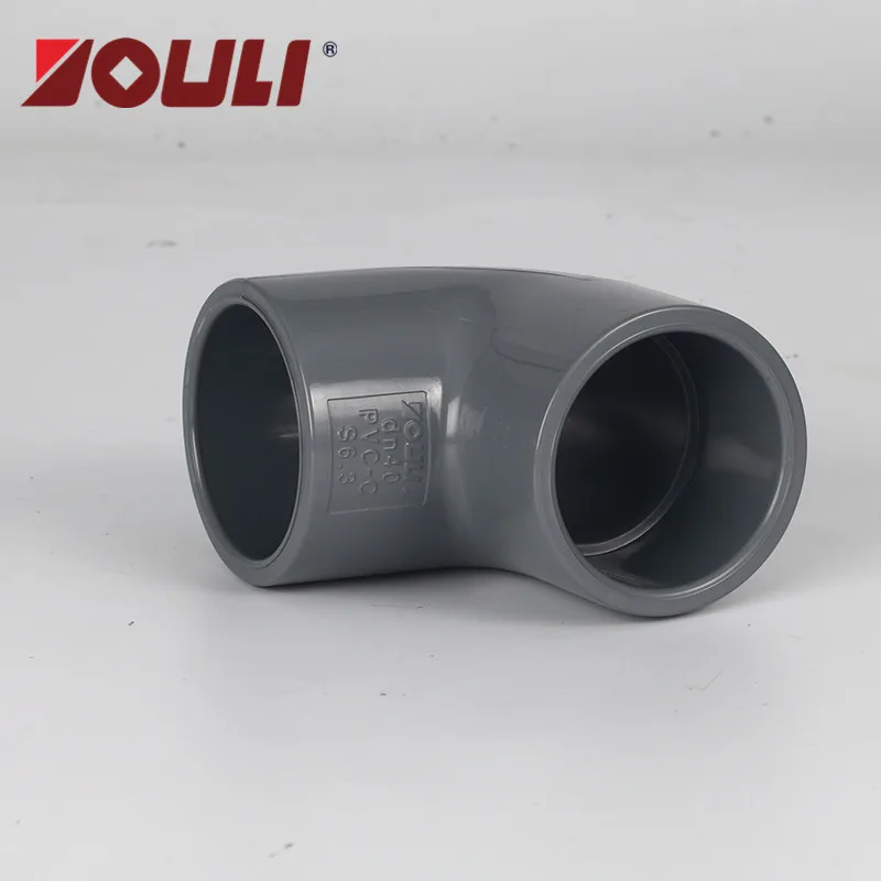 BEST PRICE PLASTIC PIPE FITTING CPVC 90 DEGREE ELBOW