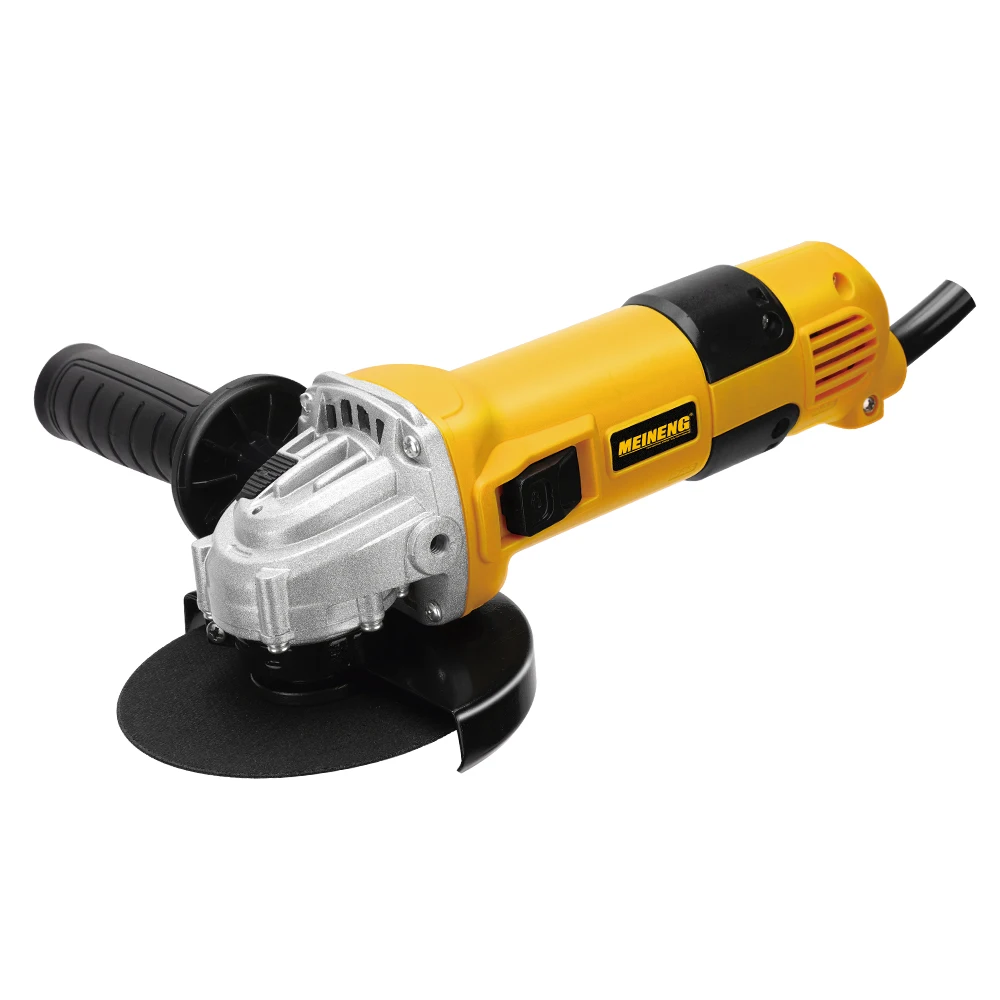 High-Angle 5 Inch Cordless Electric Handheld Grinder Industrial & DIY Grade with Paddle & Slide Switches