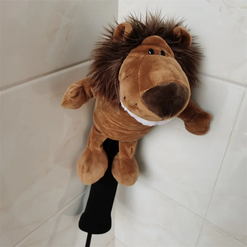 animal design lion tiger monkey 1# driver wood golf club headcover