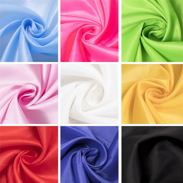 polyester taffeta fabric 100%polyester materials lining fabric 170T 180T 190T