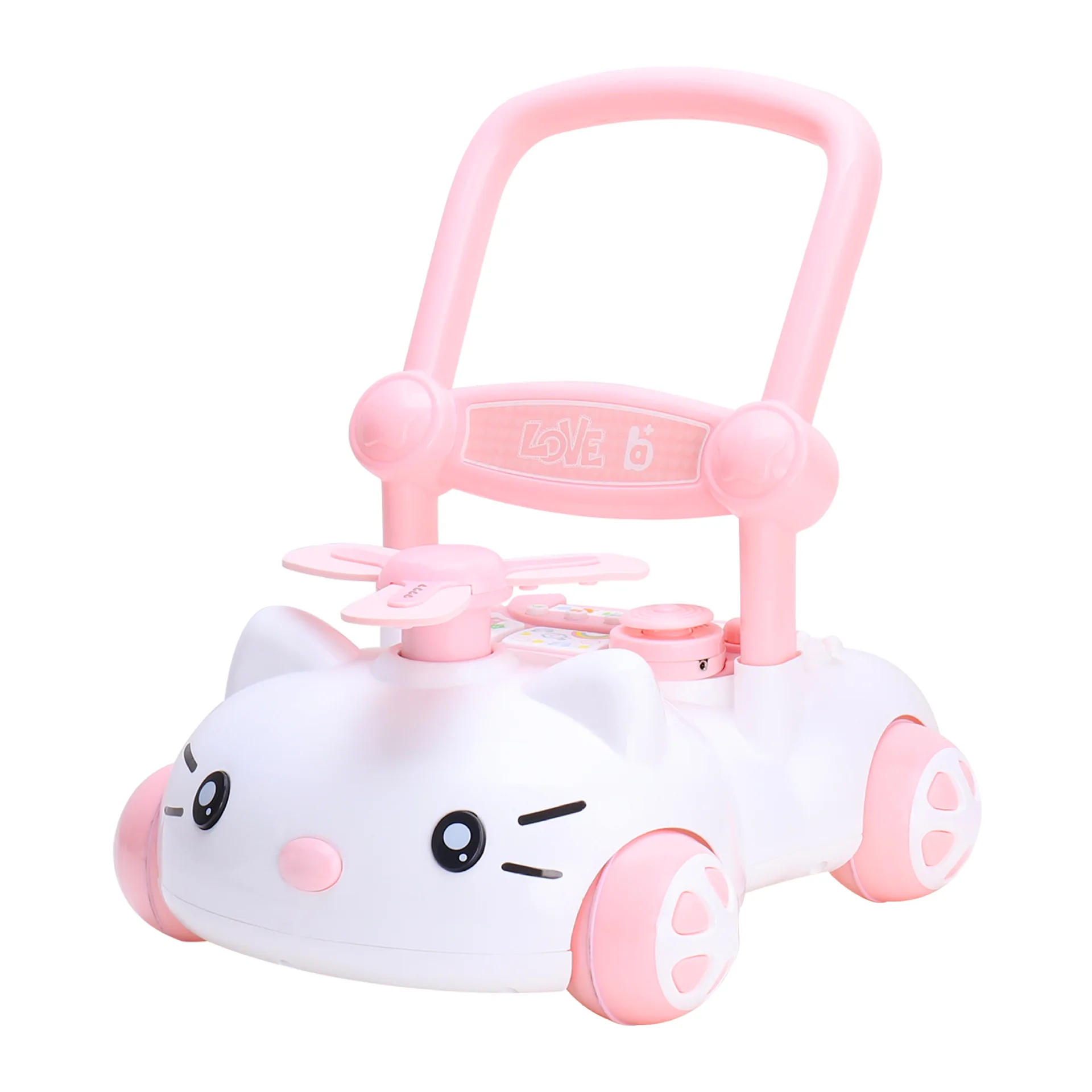 Baby walker can be raised and lowered speed trolley anti-rollover baby walker wholesale