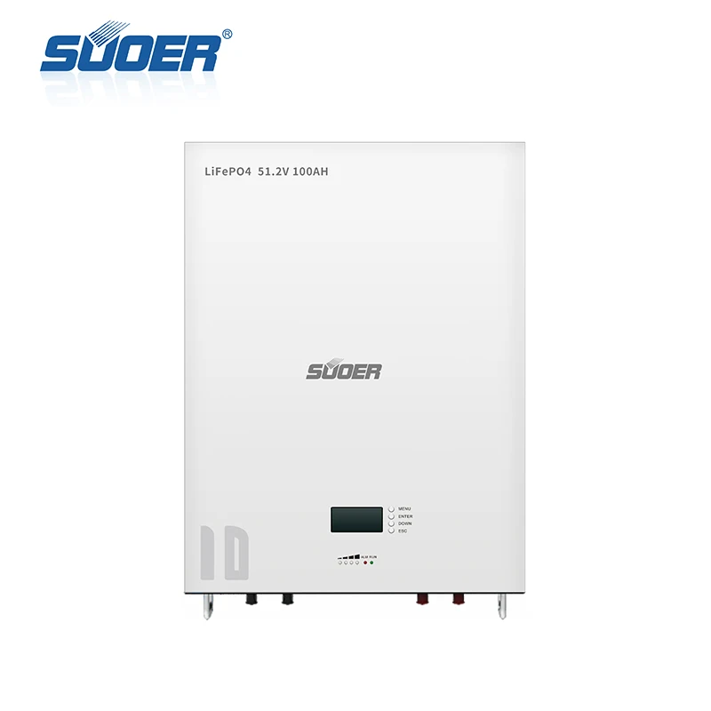 SUOER Brand new 100AH Wall mounted lithium Iron phosphate battery for wholesale