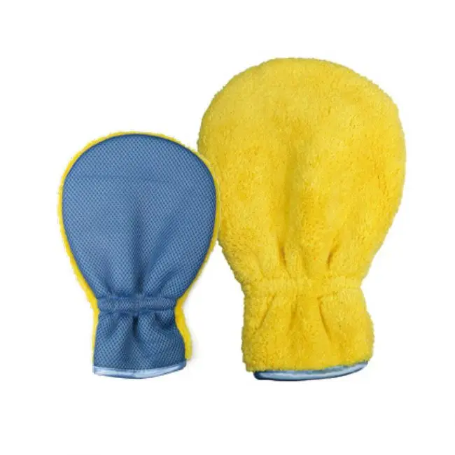 Wholesale Cleaning Glove Sofa Vase Type Polyester-Nylon Microfiber Car Wash Mitt
