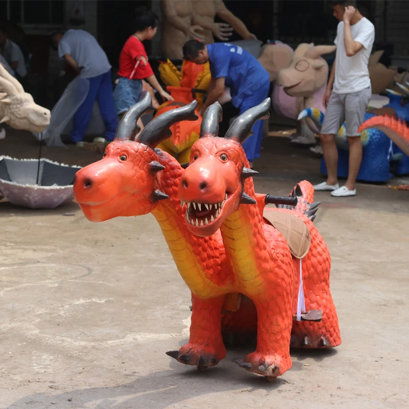 high emulation dinosaur ride for indoor games for kids