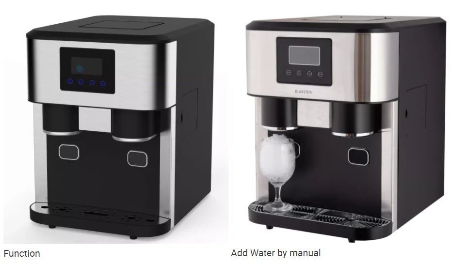 Amazon Popular Maquina de hielo Ice Dispenser with Crusher plus Cold Water Kitchen Instant Mini Ice Making Machine