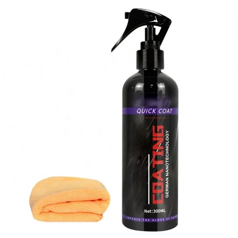 9H Hardness Car detailing Wash Quick Ceramic Coating Wax Polish Spray Hydrophobic Top Coat Polymer Paint Sealant Anti-scratch