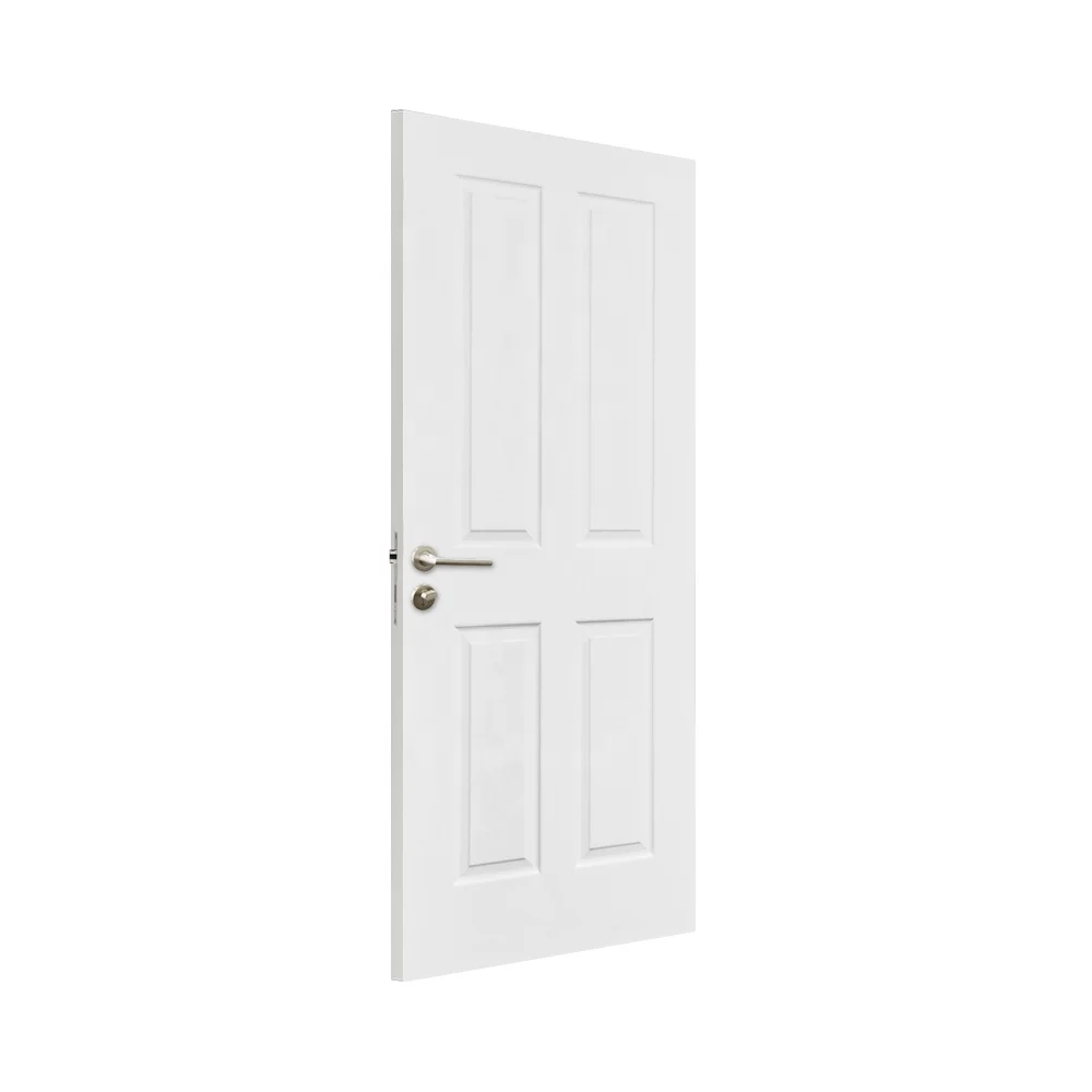 Wholesale Price Modern Design Doors Residential Prehung Interior Wooden Moulded Door