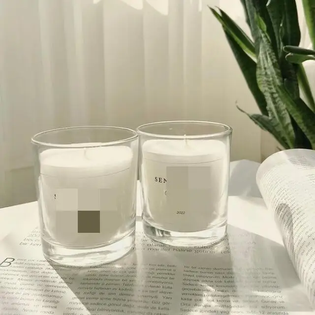 wholesale wedding frosted white aromatherapy soy bulk order candle scented