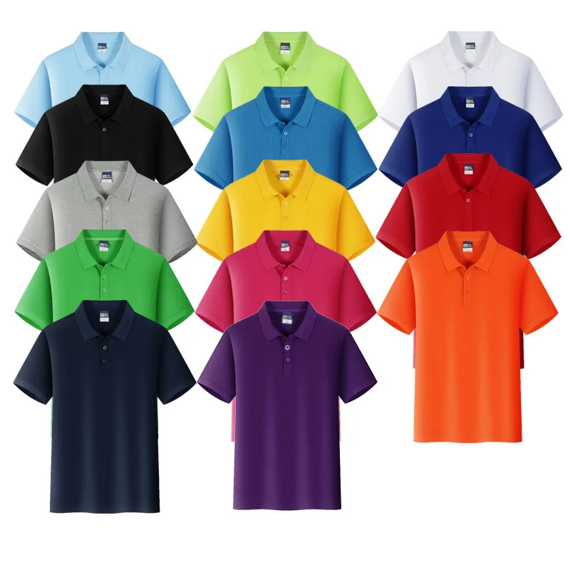 custom printing or embroidery logo men uniform plain Polo Shirt 100% cotton polyester sublimation blank golf polo shirts