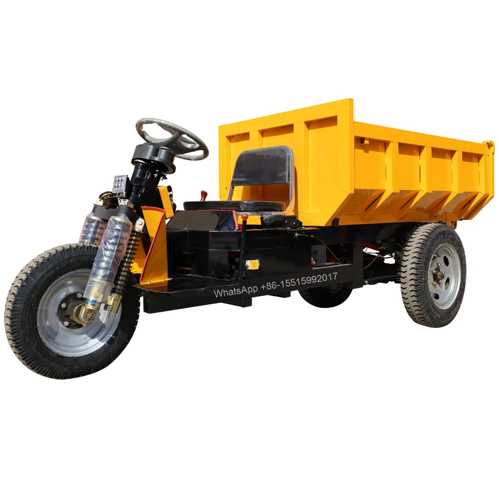 lianke 3 Wheel Dump Load Electric Tricycle/Electric Tractor Mini Dumper/Electric Dumper Tricycle For Cargo