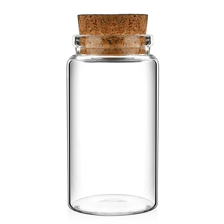 150mlsmall Test Tube with Cork Stopper Bottles Spice Container Jars Vials