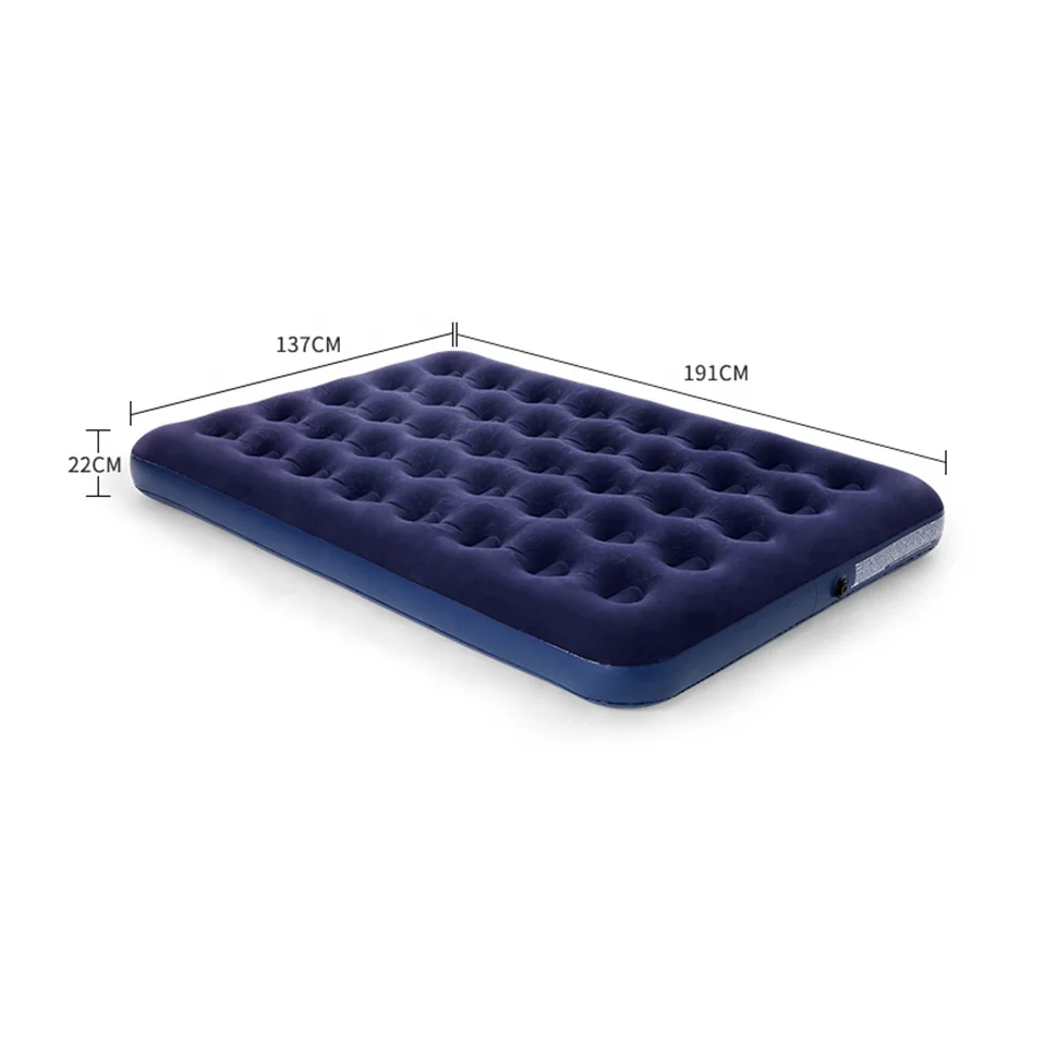 Supply High Quality Inflatable Waterproof Folding Camping Sleeping Mat Outdoor Camping Mat for Straw Tent Hiking Picnic Mattress