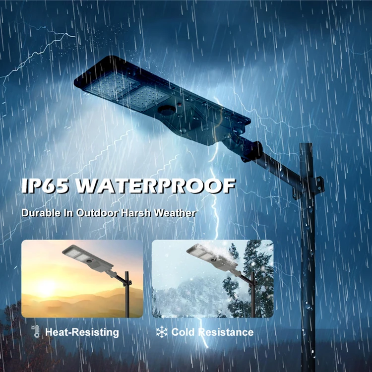 Hight Quality Induction Outdoor With Remote Control Waterproof Ip65 60w 120w 180w Smd All In One Solar Led Street Light