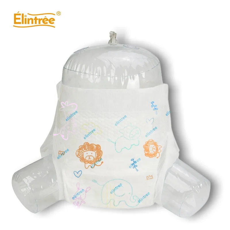 Elintree factory OEM and ODM Premium Soft Surface Custom Disposable Baby Diapers Wholesale