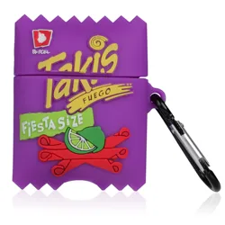 Gemfits Pack Candy for Takis Potato Chips For Airpods case, Cute 3D Cartoon Funny case for airpod 2