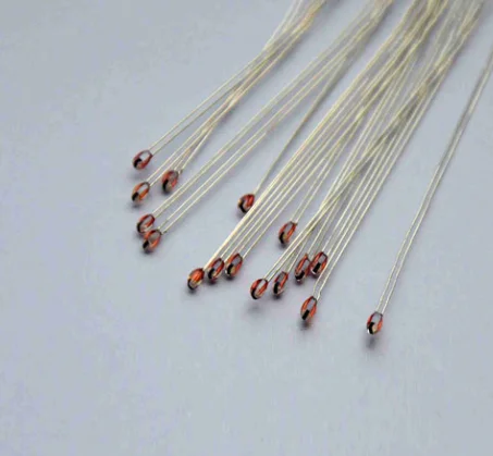 NTC thermistor encapsulated in a small size radial welded epoxy resin