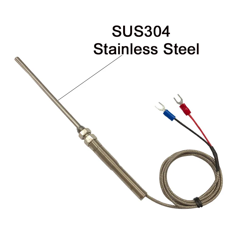 Jinlongbao custom pt100 pt1000 temperature sensor high accuracy stainless steel temp sensor probe