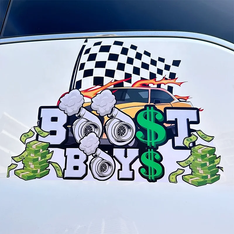 Good Selling UV Resist Waterproof Full Colors Custom logo Truck Vehicle Car Decal Die cut Vinyl Transfer Window Stickers for Car