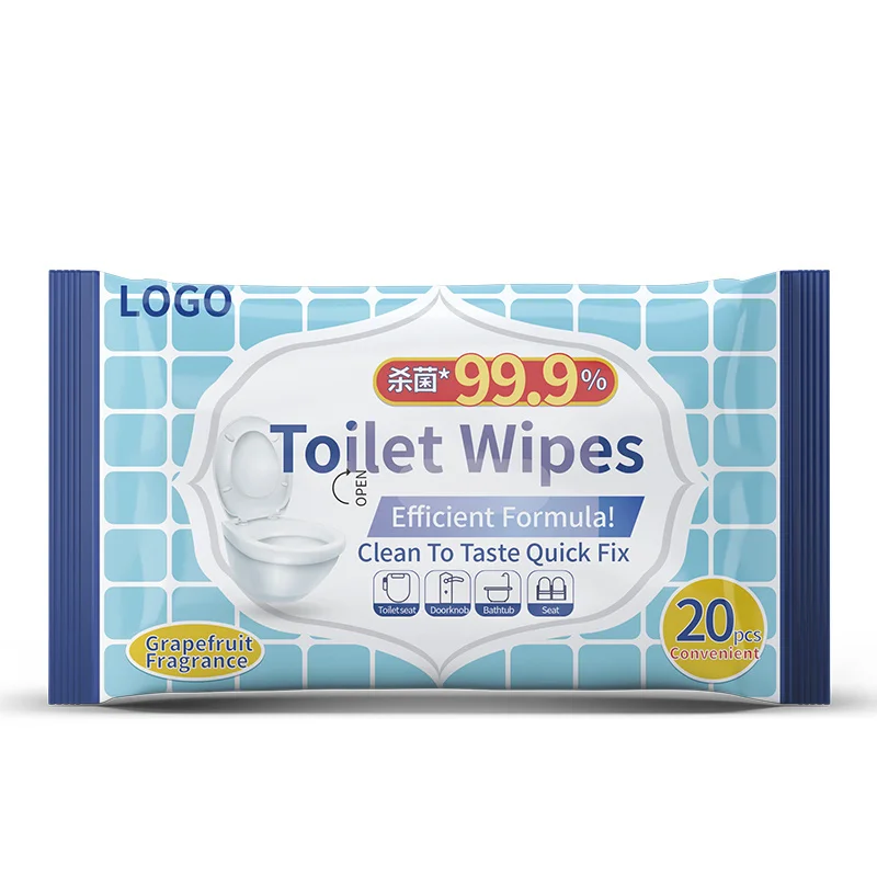 non-alcoholic economic price deep cleaning disposable 20*30cm bamboo kitchen floor toilet household use wet wipes