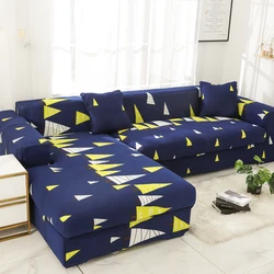 Printed Sectional Large Customized Spandex Elastic Stretch Couch Cover Wholesale Stock Sofa Cover