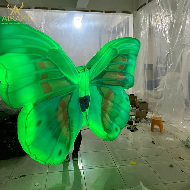 new color inflatable butterfly costume