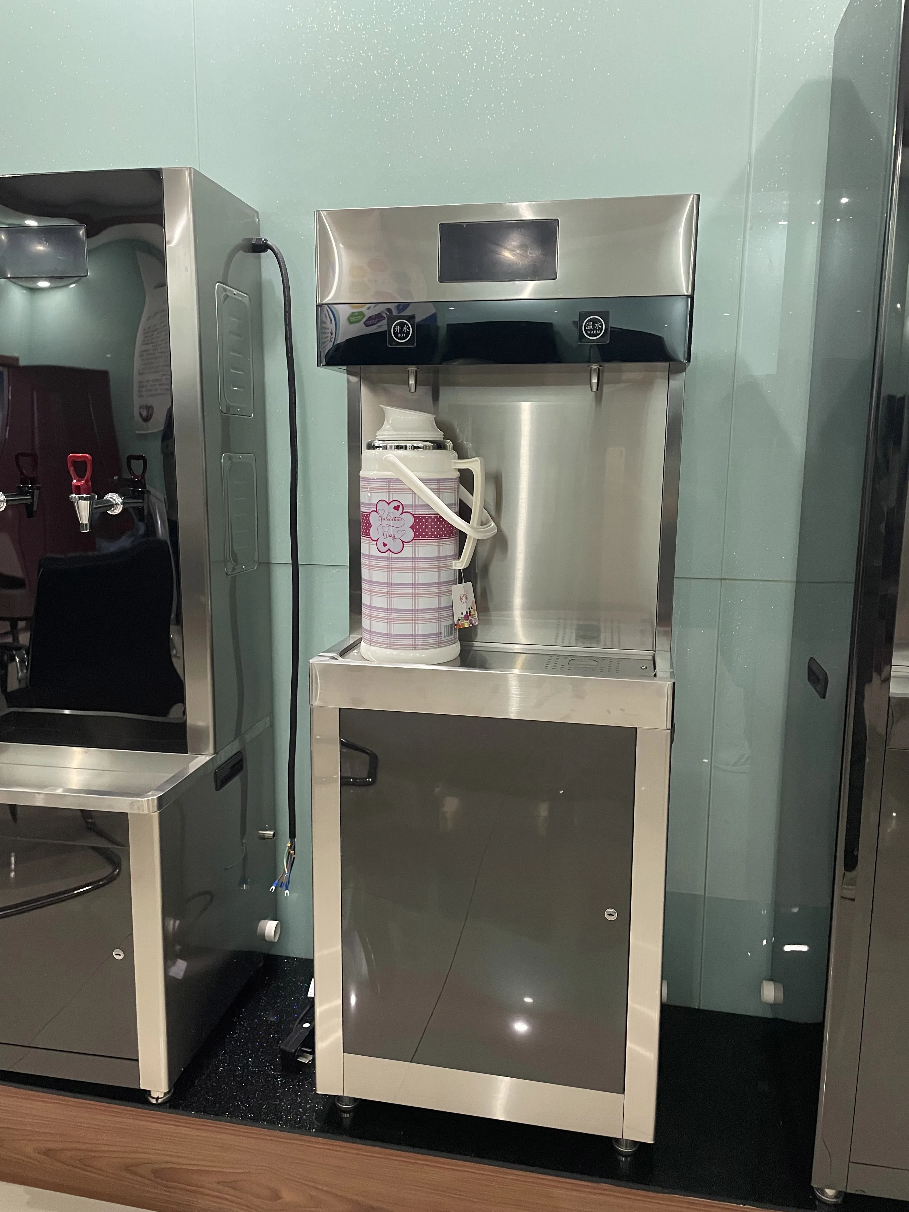 Stainless steel Cold Water Dispenser With Filter Water Purifier With Compressor Cooling cold water dispenser