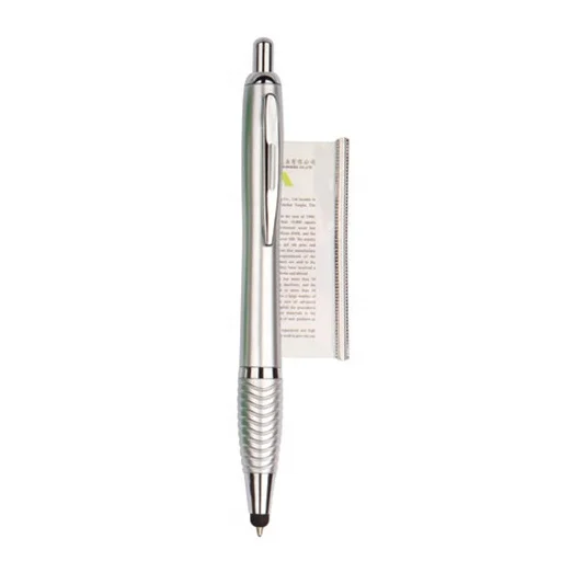 3in1 Promotional Pen custom logo pull out Banner ball pen Stylus Ballpoint Pen