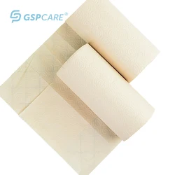 Gspcare высокое качество и дешевая цена, для очистки масла кухня 3 слоя Премиум одноразовые кухонные бумажные полотенца рулон