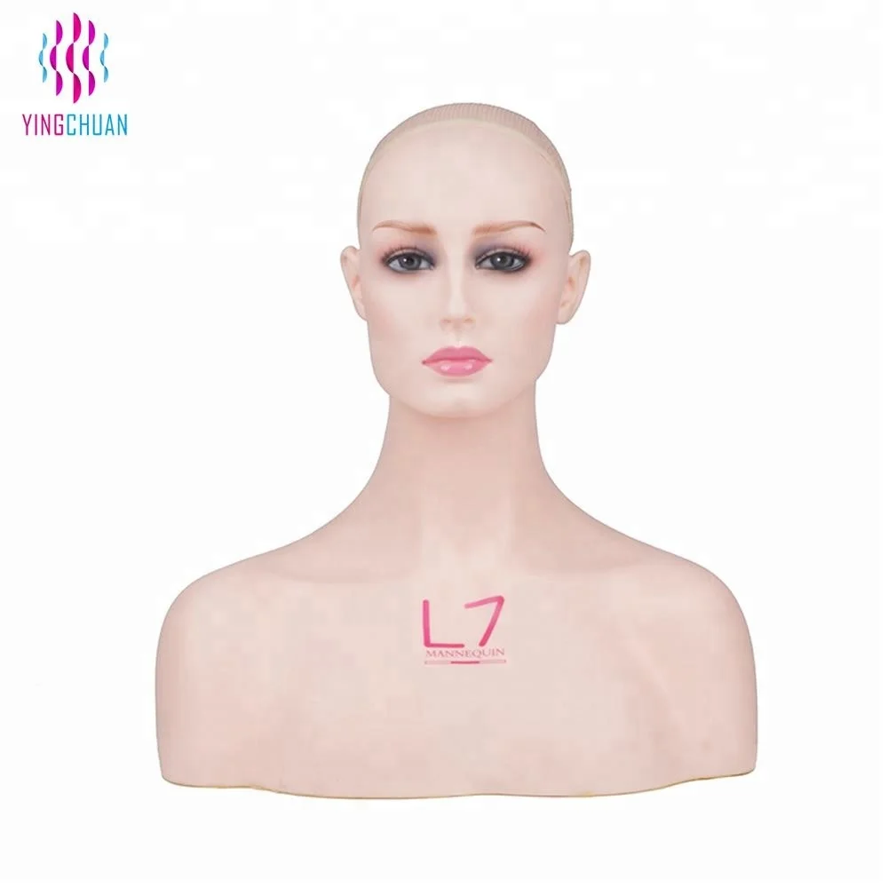 Hot sale wig display mannequin head for sale