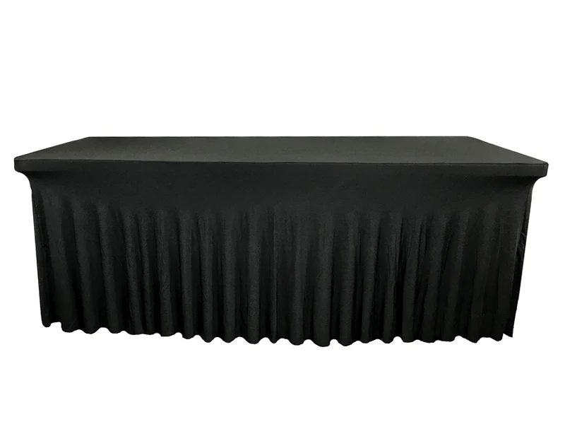 Spandex tablecloth rectangle table skirting table cover 183x76x76 suitable for rectangular tables or buffets