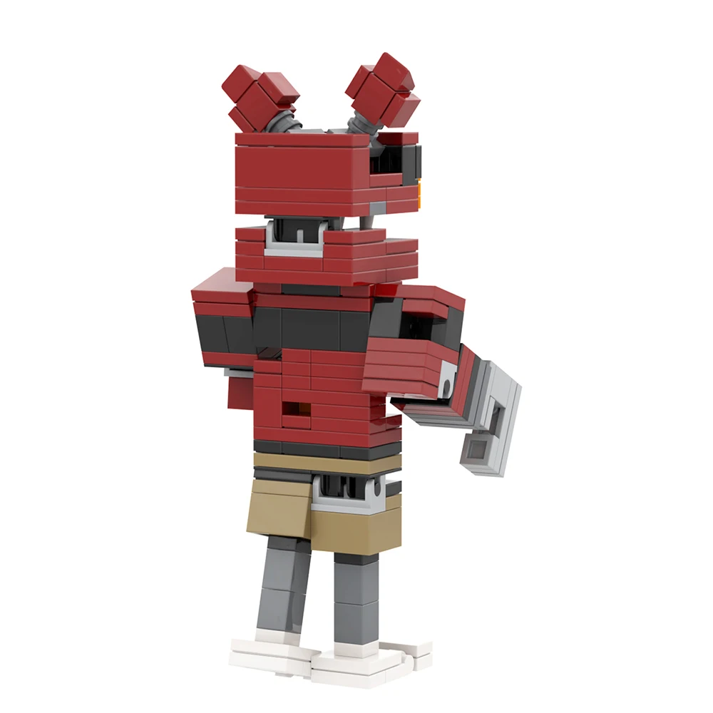 MOC1268 Полночь медведь FNAF персонаж Foxy фигурки кирпичи подарки Мини Diy строительные блоки наборы Развивающие аниме игрушки для детей