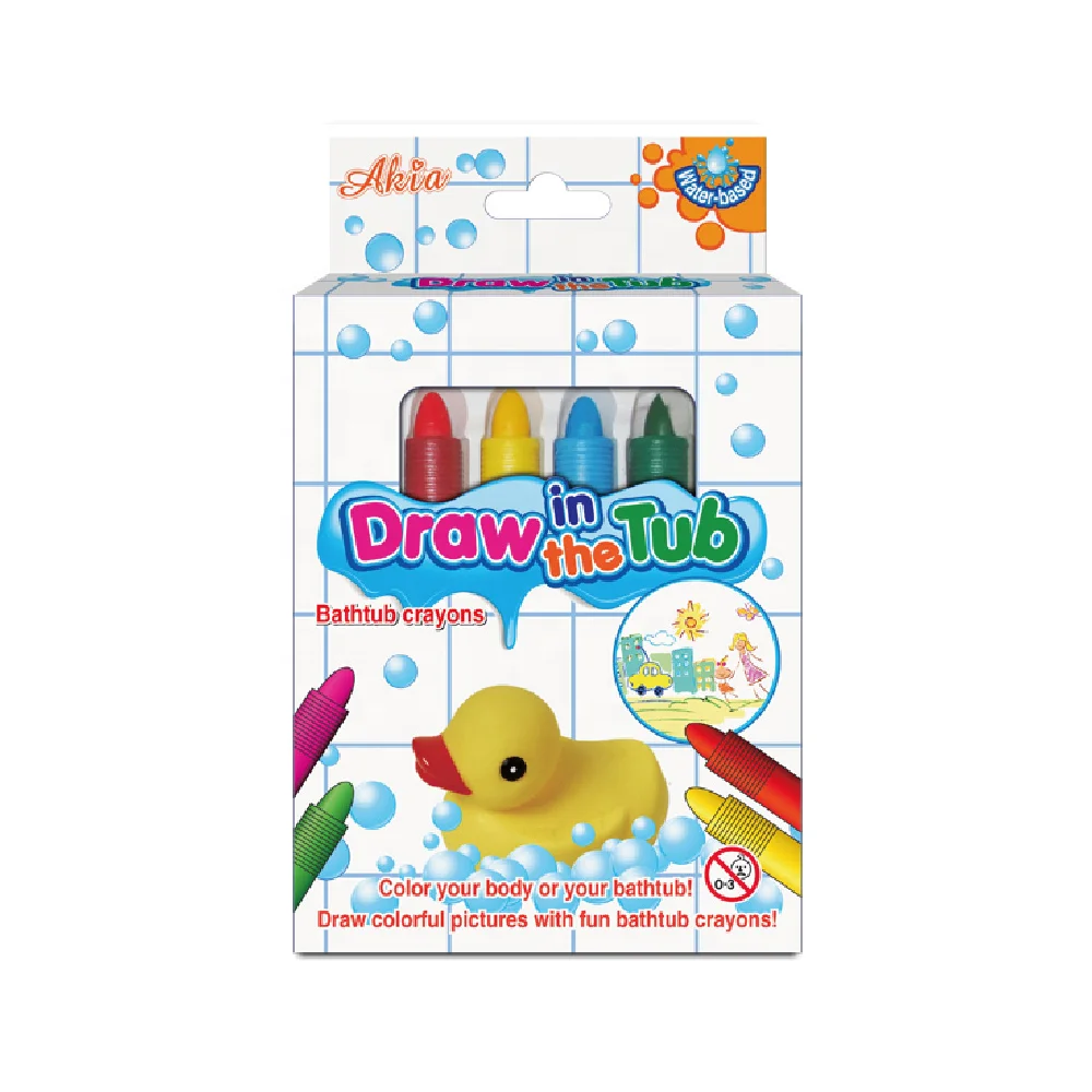 Коробка для мелков для детей, моющаяся цветная восковая ванна, объемная краска для лица, нетоксичный набор карандашей с частной этикеткой