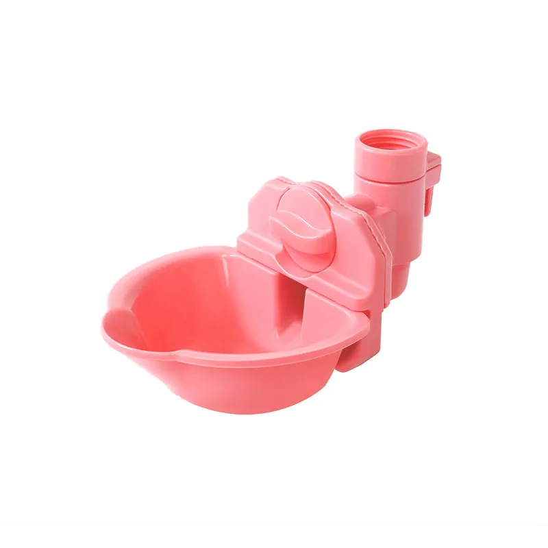 automatic plastic pet drinking fountain eco friendly dog cat fixed hanging bowl pet bowl
