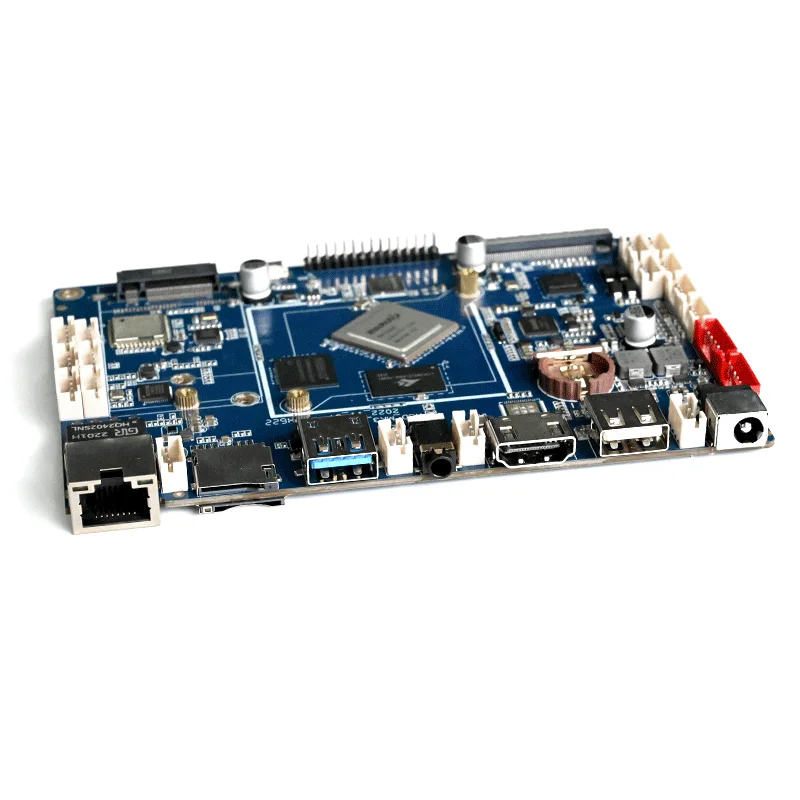 hot-selling RK3568 android motherboard  features Quad-core with V-BY-ONE EDP LVDS HD-in RS485 RS232 TTL 1000LAN M-SATA