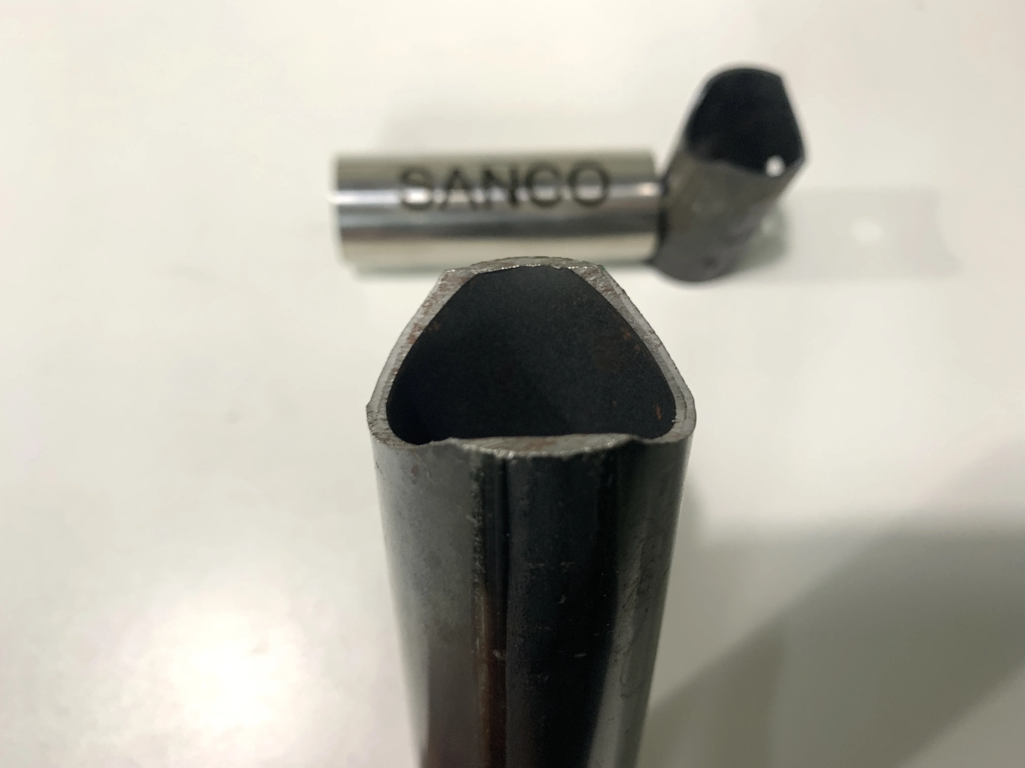 hole pipe angle corner notching machine