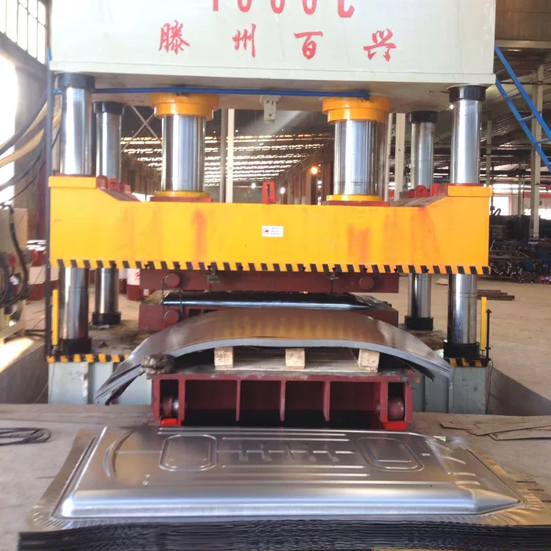 1000 t Automotive electric vehicle metal interior door panel cover metal stretch forming hydraulic press