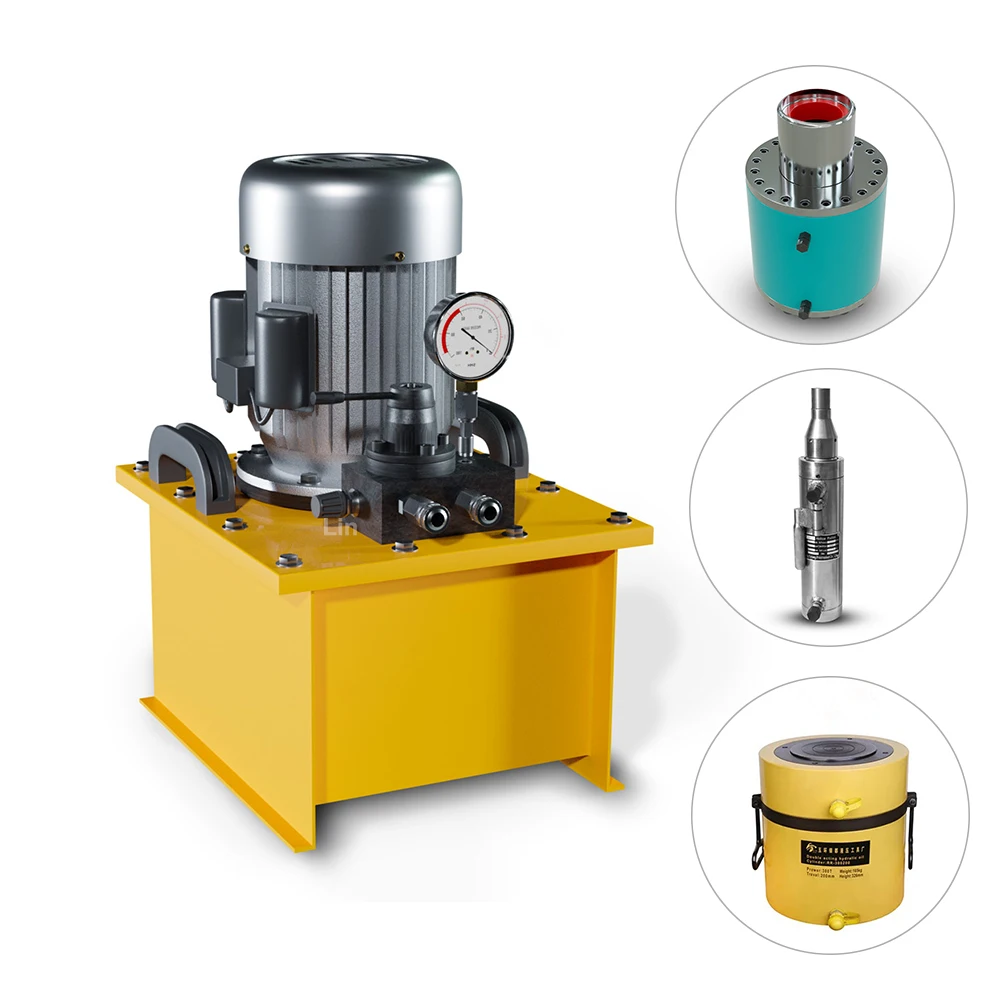 220V 3Phase Electric Hydraulic Oil Pump Solenoid Valve Control 1.5kw 2.2kw Hydraulic Power Pack Manufacturer