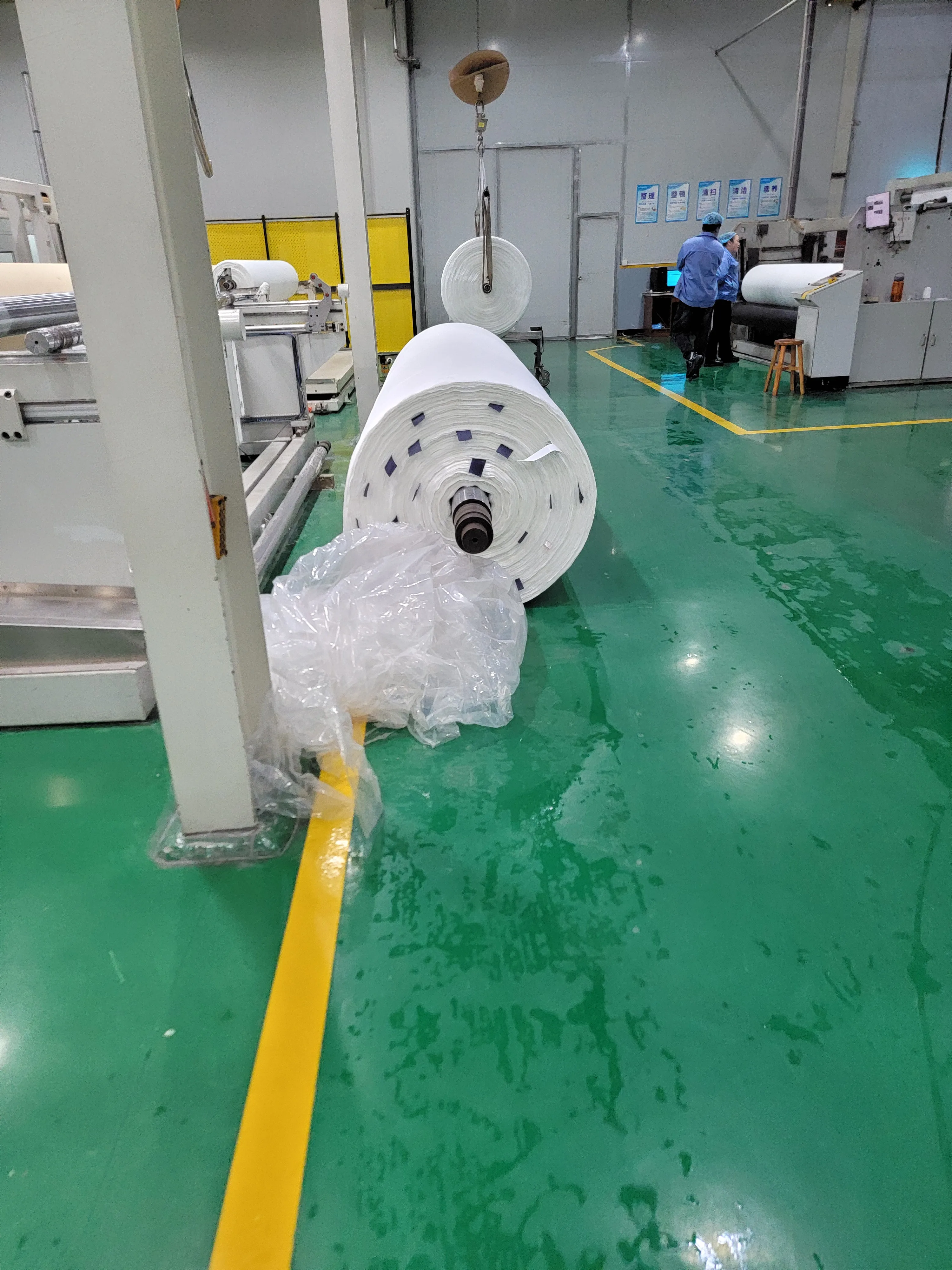 Spunlace Non Woven PP Polyethylene Viscose PET Pet Rayon Spunlace Nonwoven Fabric for Dry Wipes